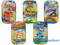 [SUMMER SALE] Pokemon Vibrant Paldea Mini Tins Set of 5 - 10 Booster Packs
