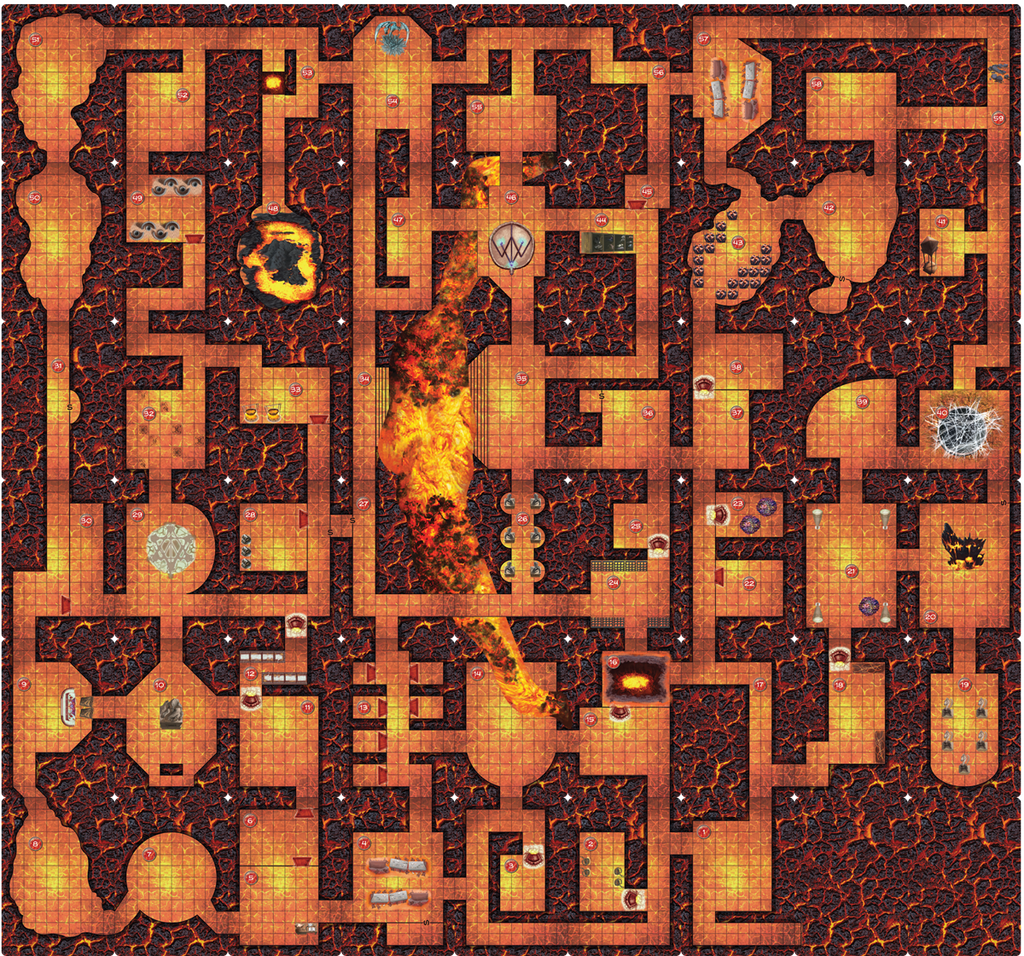 Cardography Deck: Enter the Fiery Pits